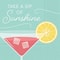 JAM Paper Sip of Sunshine Cocktail Napkins, 40ct.